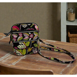 Mini Hipster Crossbody Vera Bradley Moon Blooms Quilted Travel Bag Adjustable